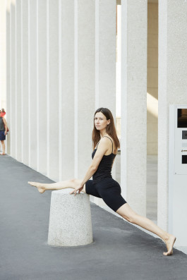 Spagat auf dem Pöller 